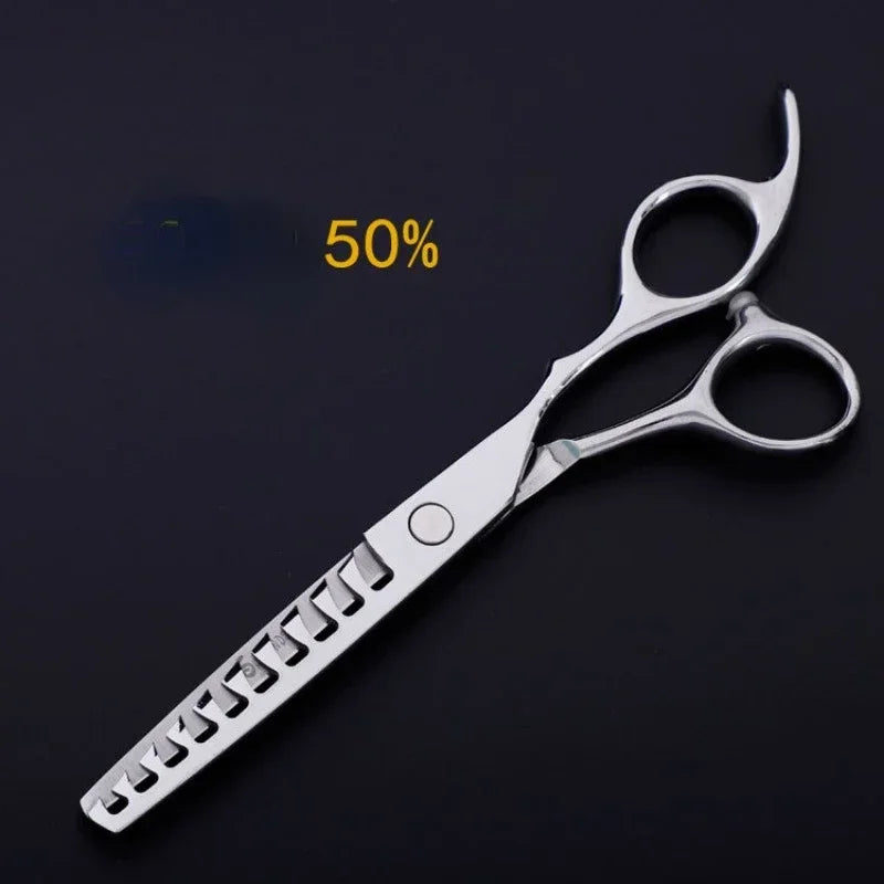 6" Stainless Steel Barber Thinning Scissors | Salon Shears