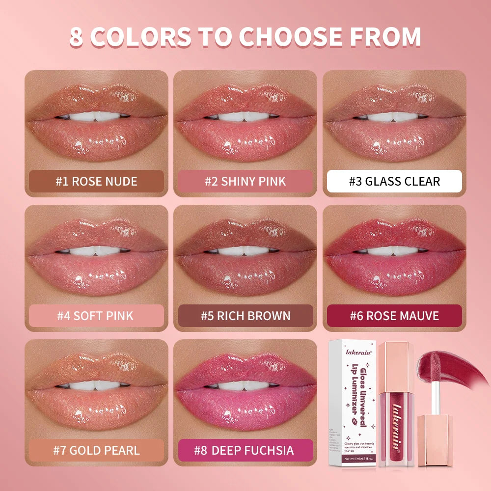 FB Gloss Bomb Universal Lip Luminizer Makeup Lip Gloss Moisturizing Lip Plumper Long lasting glitter Liquid Lipstick Peaceful Pleasures Health and Wellness