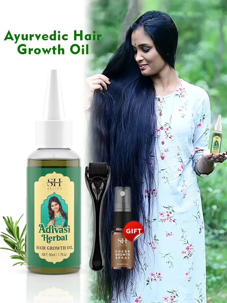 Ayurvedic Hair Growth Oil – Coconut-Based Scalp & Hair Serum (50ml)