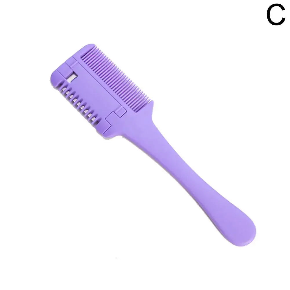 Double-Sided Hair Thinning Razor Comb – Trim & Style at Home