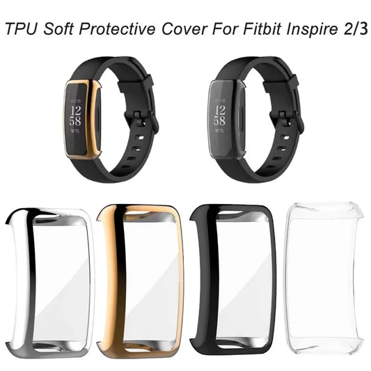 TPU Case for Fitbit Inspire 2 & 3 – Waterproof Screen Protector Peaceful Pleasures Health and Wellness