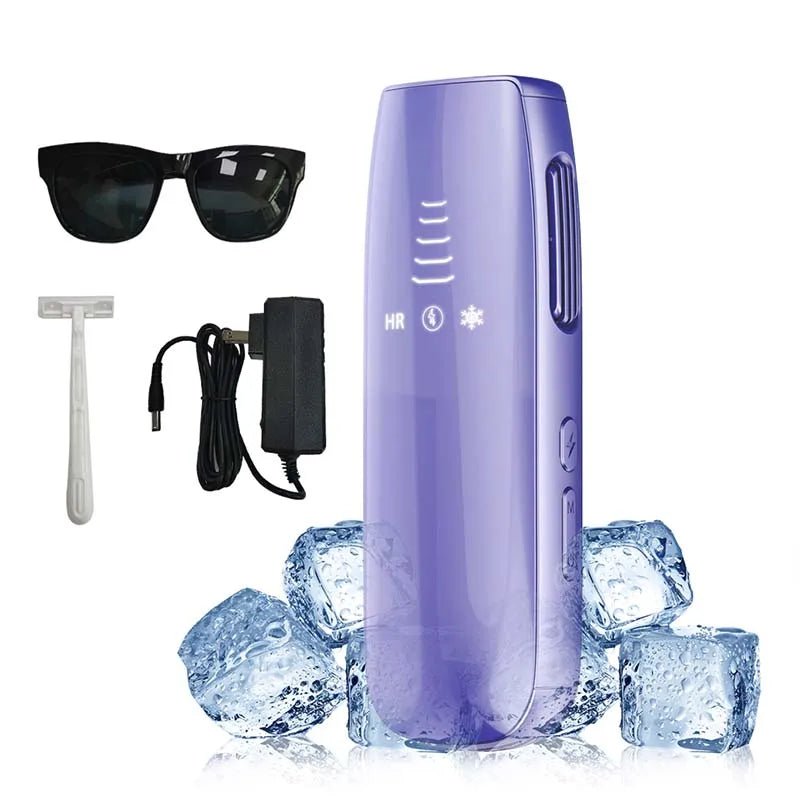 Hot Selling Home Use Upgraded Painless Hair Remover Machine Rapid Ice Cooling Throughout Hair Removal Device Peaceful Pleasures Health and Wellness