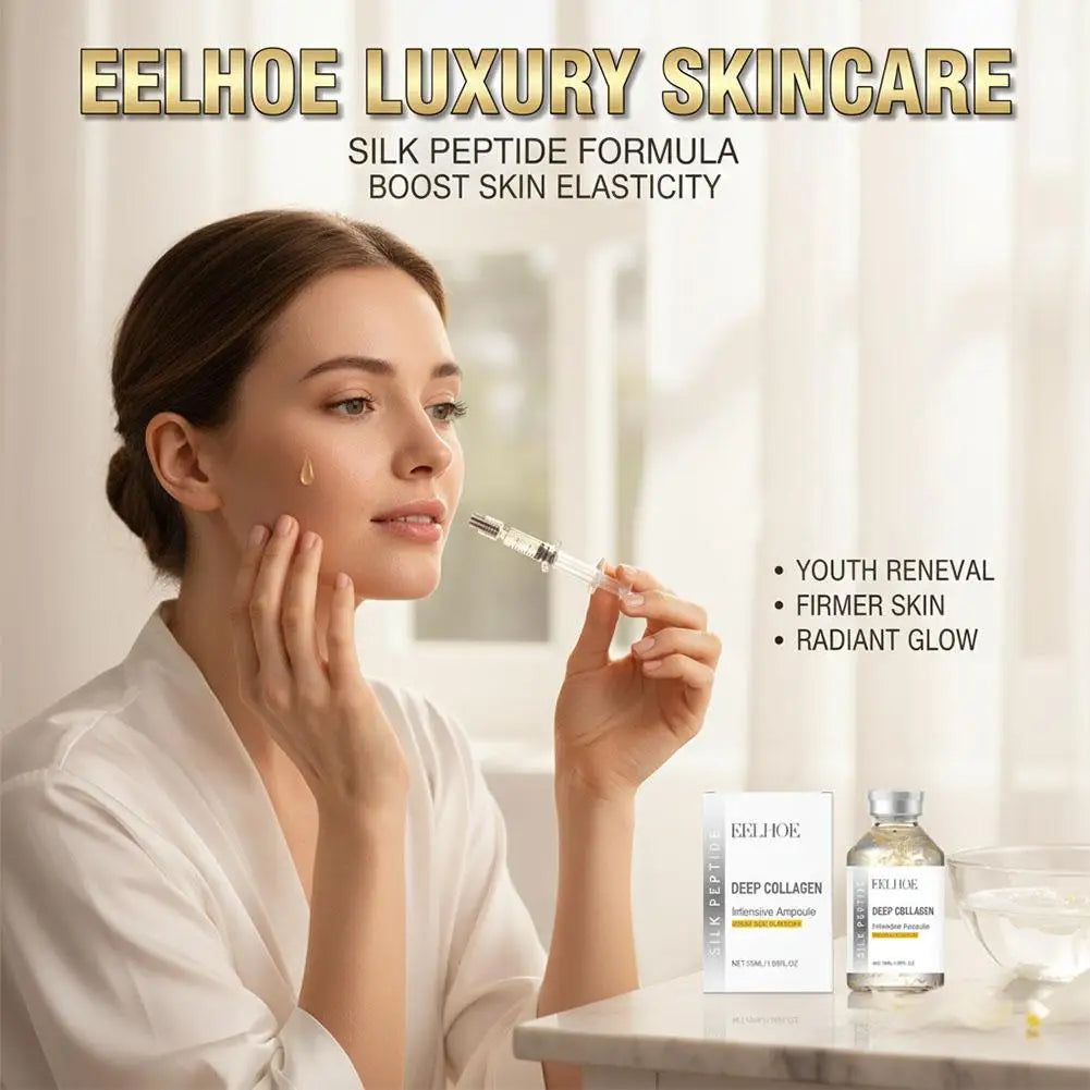 Eelhoe Silk Peptide Collagen Facial Ampoule Serum 50ml