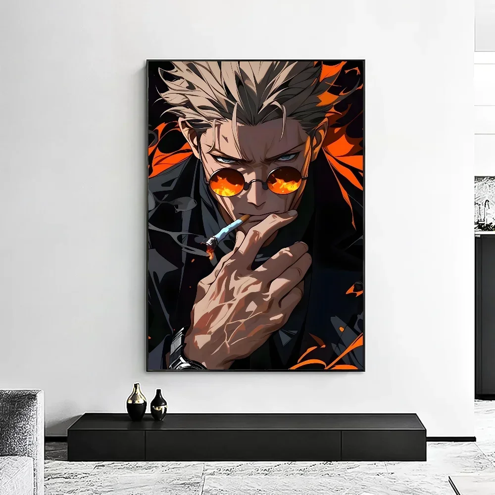 Jujutsu Kaisen Kento Nanami Minimalist Canvas Wall Art Print