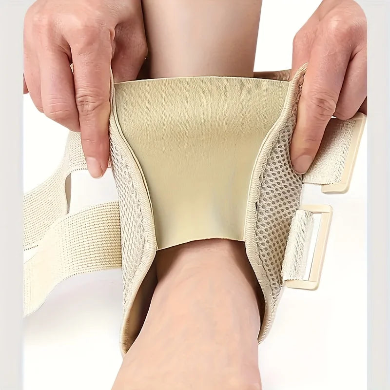 1Pcs Adjustable Compression Ankle Sleeve Elastic Ankle Brace Guard Foot Anti-Sprain Support Heel Protective Strap Peaceful Pleasures Health and Wellness