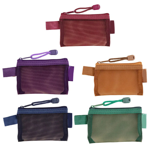 Mini Zipper Mesh Bag – Nylon Pouch for Travel & Everyday Storage Zipper Mesh Pouch Oasis Select