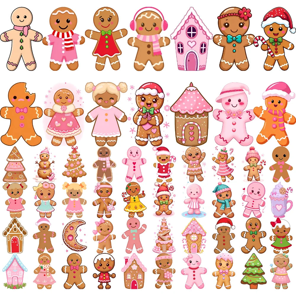 54pcs Christmas Temporary Tattoos – Waterproof Festive Stickers