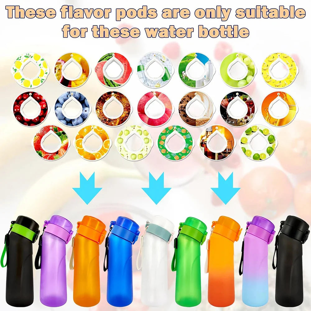 Air Water Bottle Flavor Pods – 19 Scents, Sugar-Free