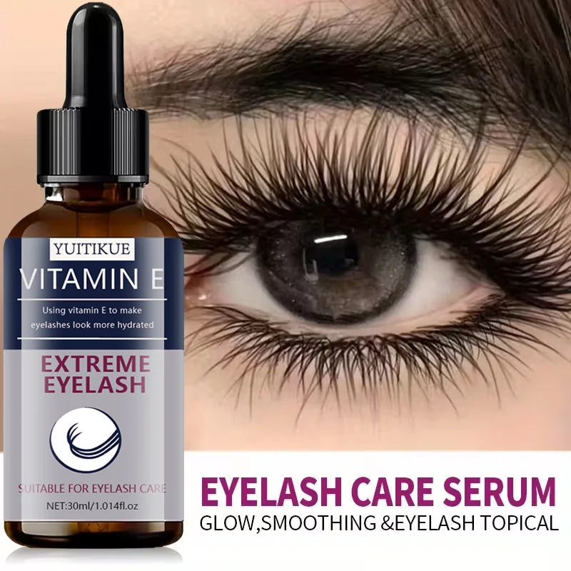 Vitamin E Eyelash Serum – Curl, Lengthen & Hydrate Lashes Eyelash Growth Serum Peaceful Pleasures Health and Wellness