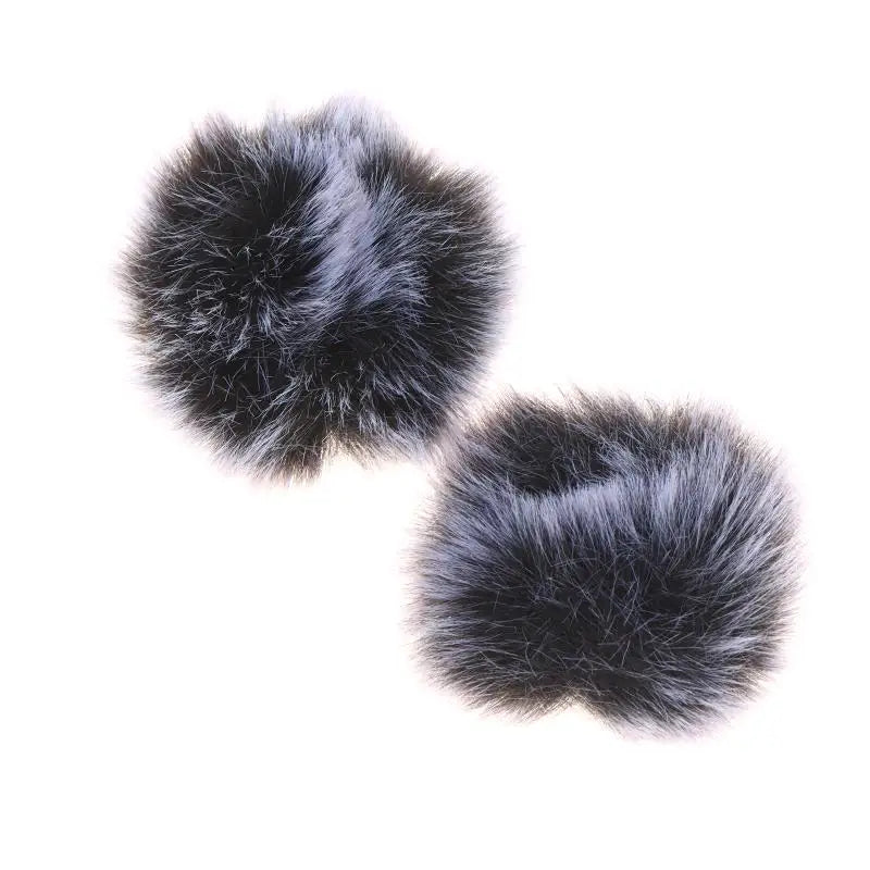 2/4PCS 4cm Universal Lavalier Microphone Furry Windscreen Fur Windshield Wind Muff Soft Microphone Accessories Peaceful Pleasures Health and Wellness