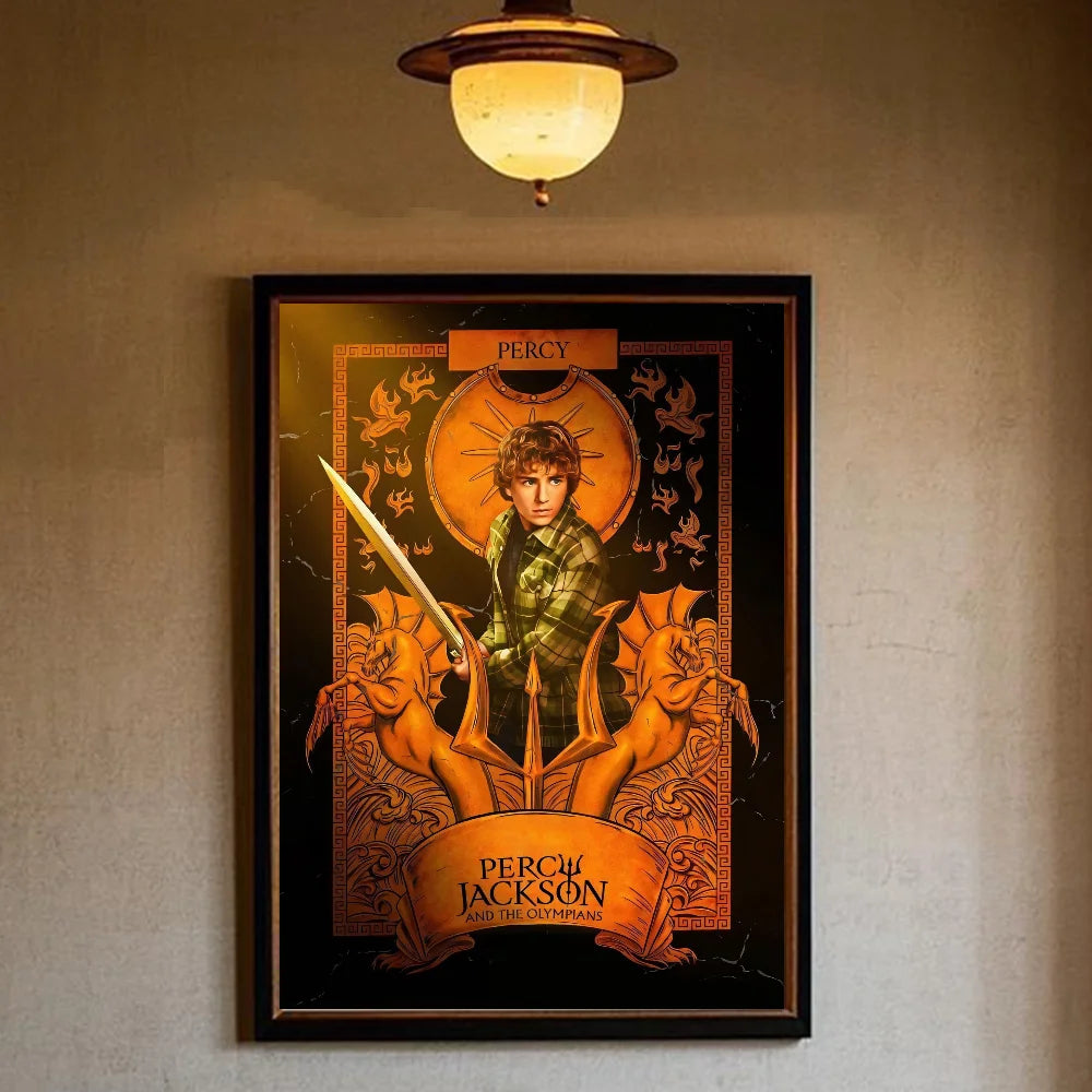 Percy Jackson & The Olympians HD Wall Poster – Waterproof PVC Wall Art Poster Peaceful Pleasures Health and Wellness