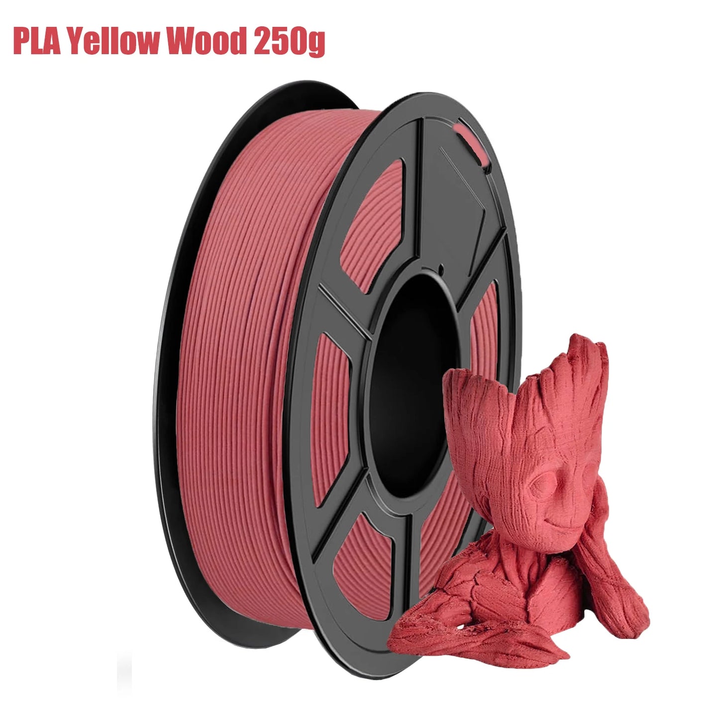 30% Wood Fiber PLA Filament 1.75mm 1kg – Walnut Oak Cherry Teak