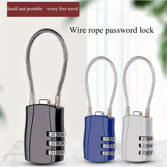 1pc Luggage Travel Lock, School Gym Storage Cabinet Luggage Lock, File Cabinet Tool Box Case Password Lock Peaceful Pleasures Health and Wellness