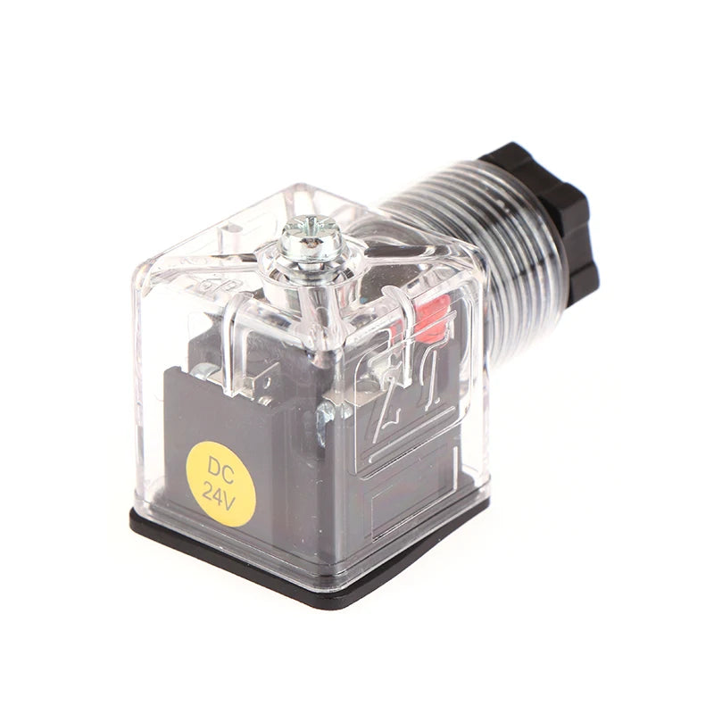 DC24V Solenoid Coil Plug for Hydraulic Valve | Universal Accessory