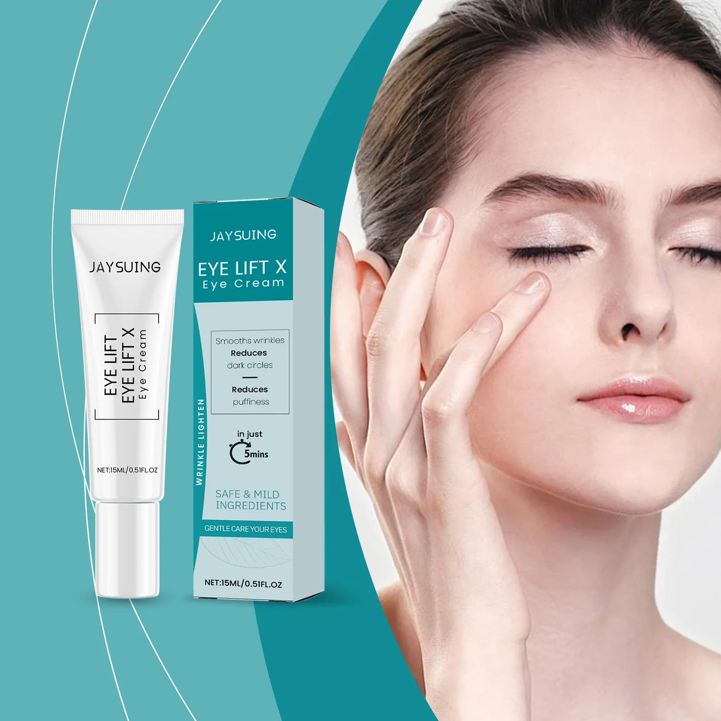 Tightening Care Eye Cream Reduce Fine Lines Remove Dark Circles Under Eyes Brighten Enhance Elasticity Moisturizing Eye Lotion Peaceful Pleasures Health and Wellness