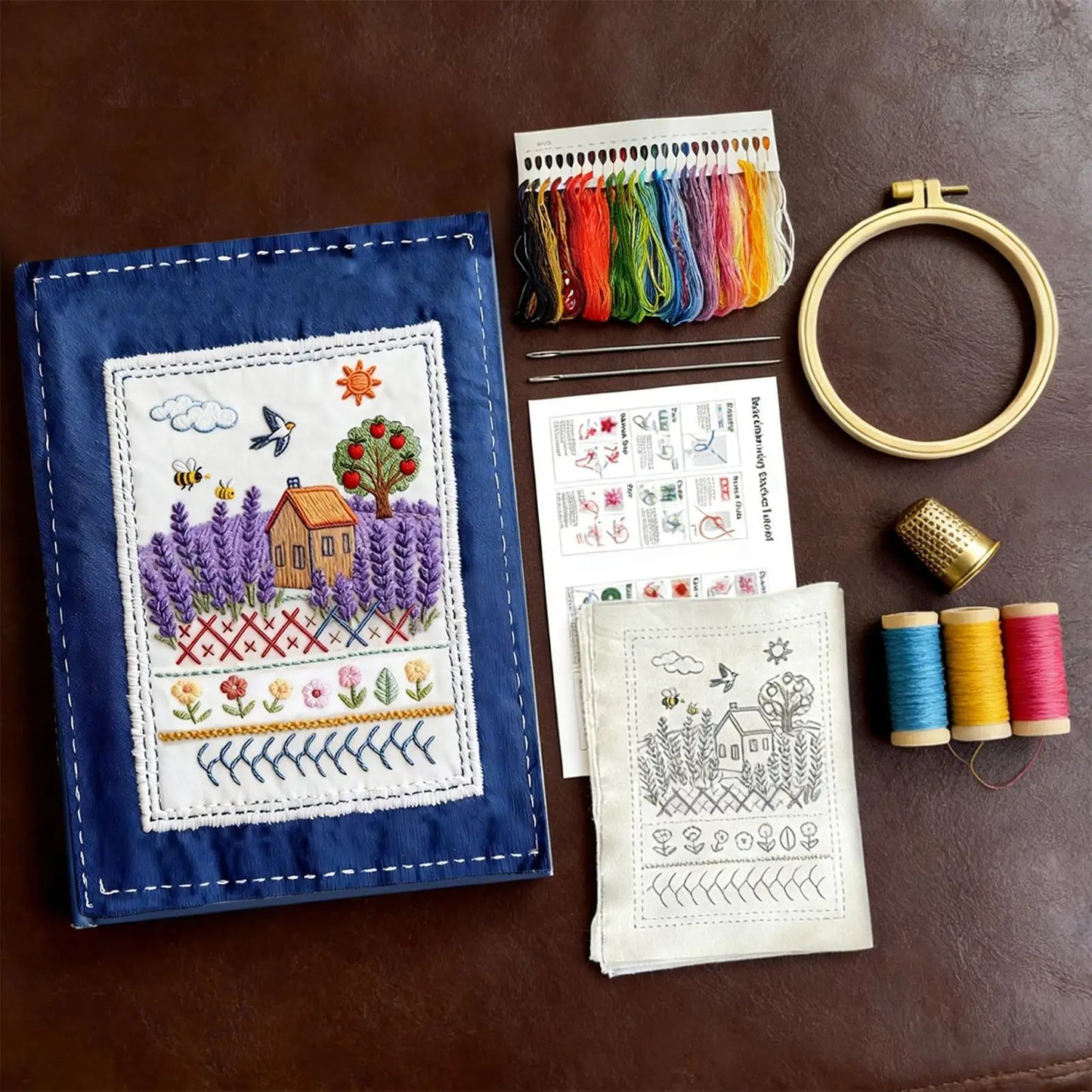 Embroidery Stitches Book for Beginners – 90+ DIY Tutorials