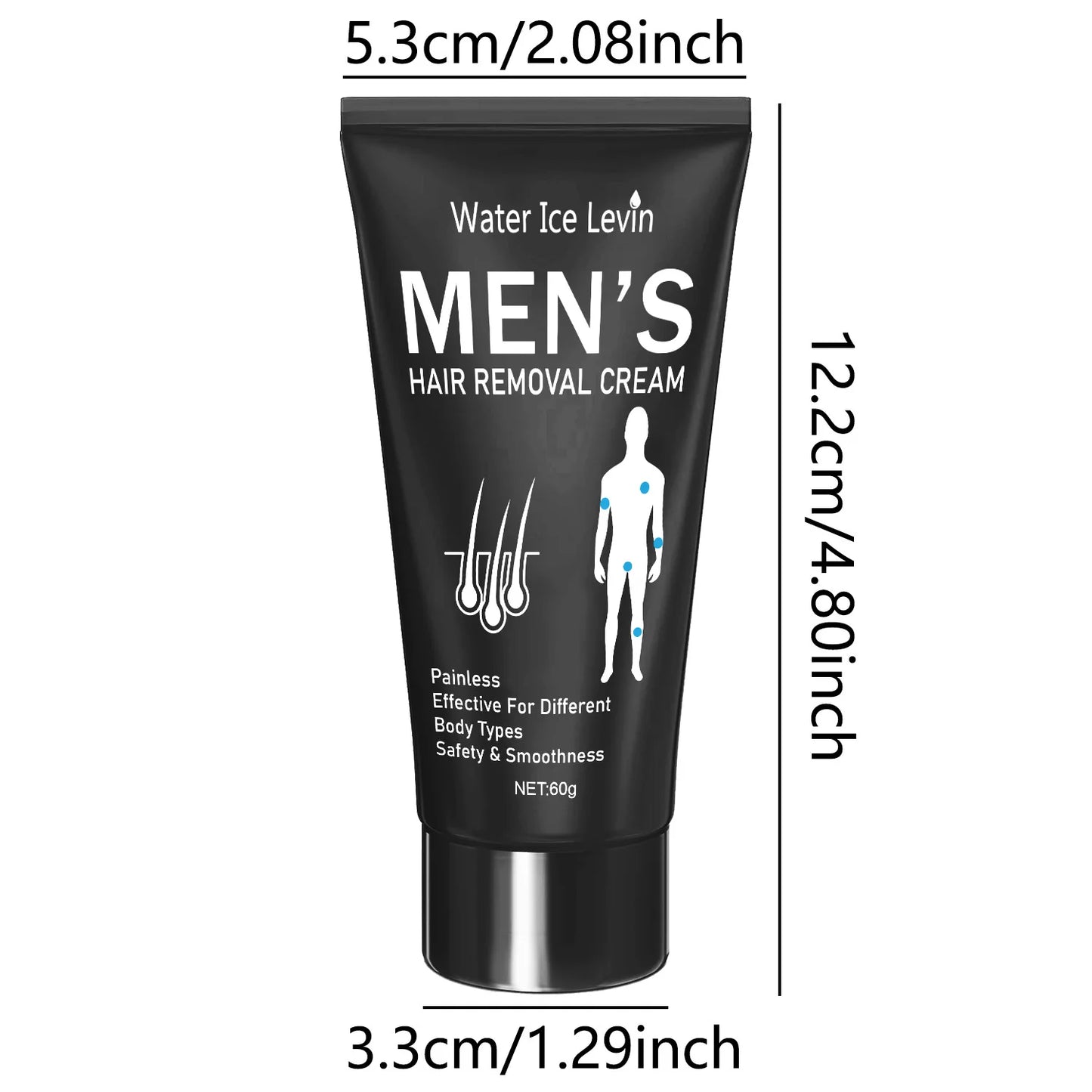 Hair Removal Cream for Men & Women – Smooth Silky Skin 60g