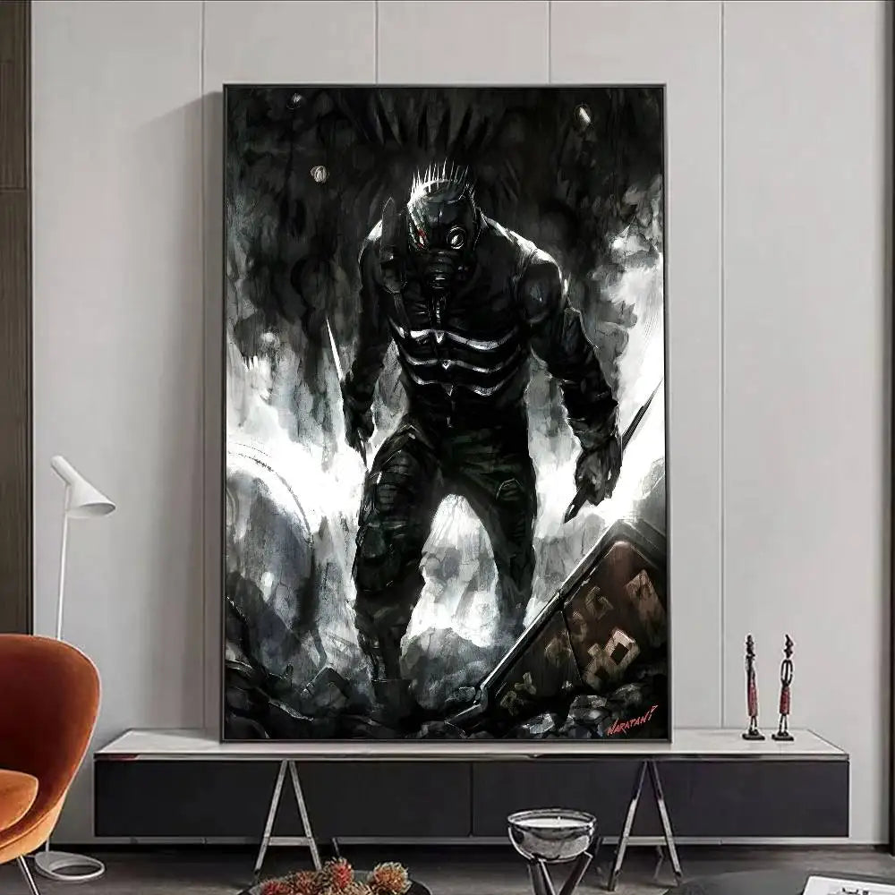 Dorohedoro Anime Figure Horror Monster Poster HD art poster for home living room bar office decoration sticky, waterproof Peaceful Pleasures Health and Wellness