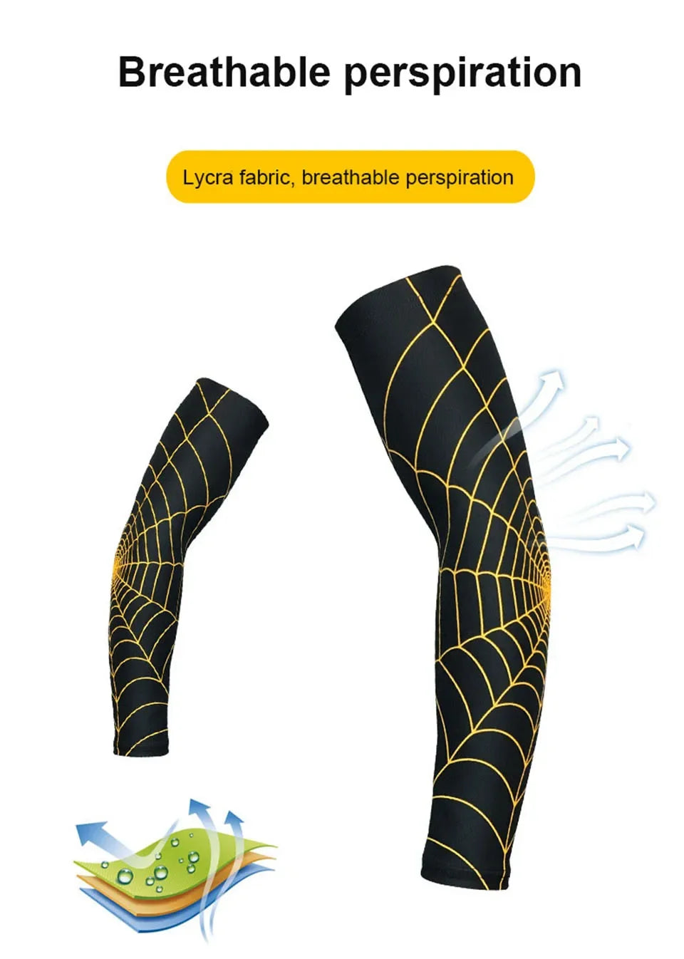 1Pc Soft UV Protection Cooling Arm Sleeves,Sun Protection Arm Cover for Cycling,Running,Tattoo Cover Up Arm Warmer for Men Women Peaceful Pleasures Health and Wellness