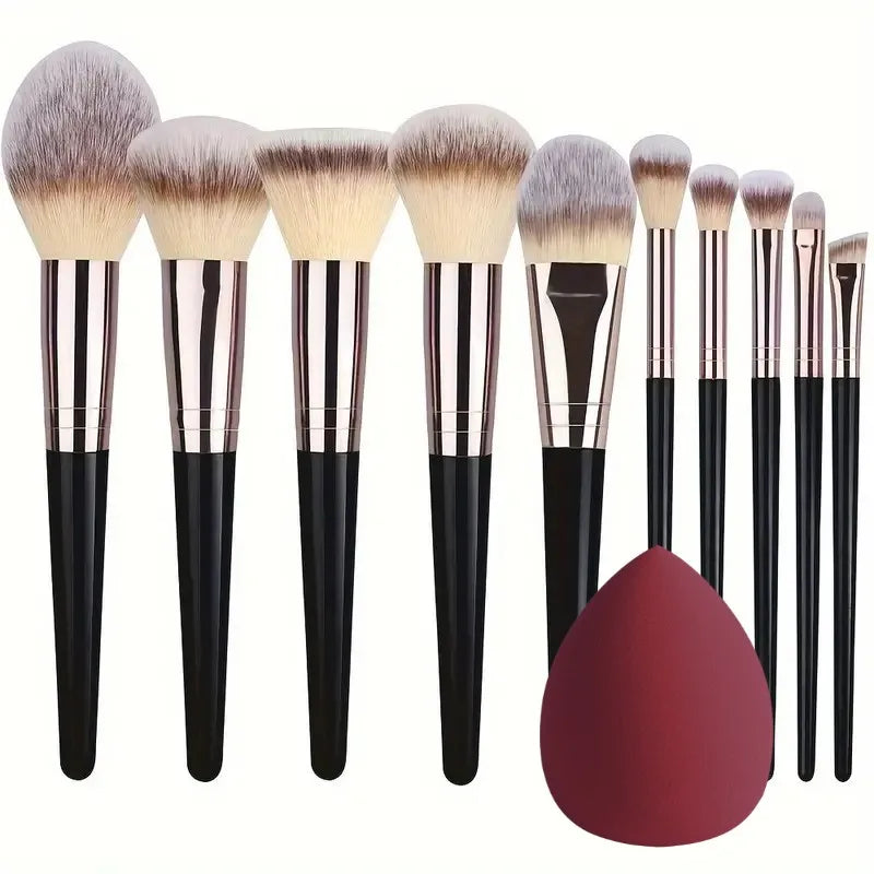 RUNTOIN Makeup Brush Set 3-20PCS – Foundation, Blush & Eye