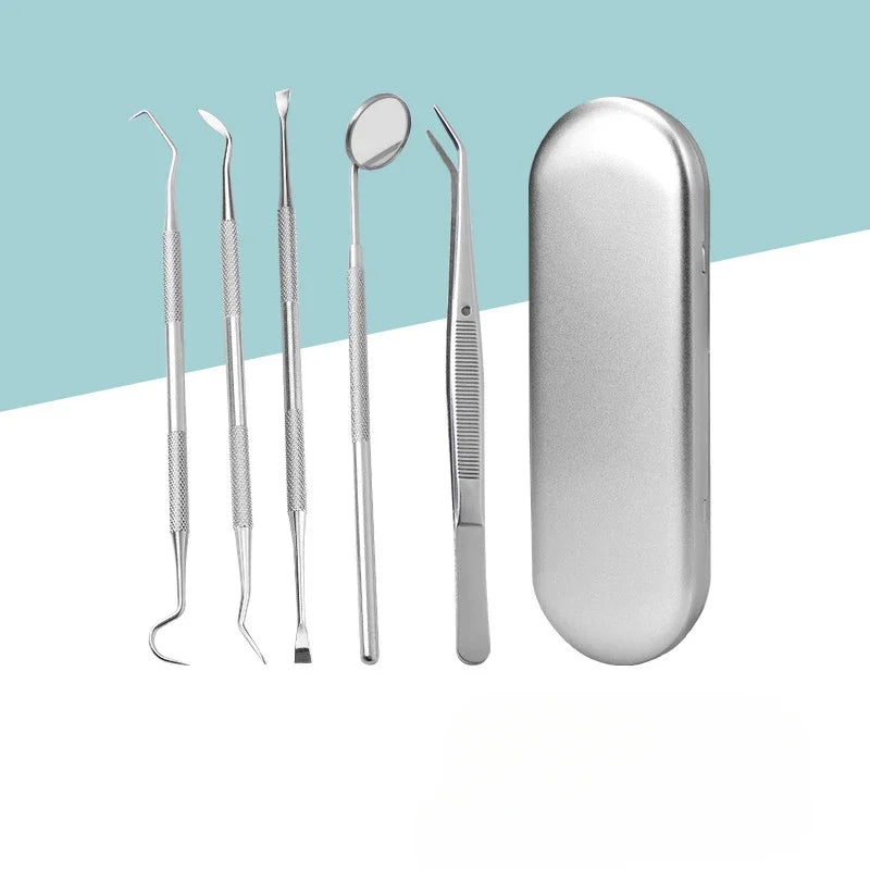 Stainless Steel Tooth Cleaner Tool Oral Care Sets Teeth Tools Kits Clean Scraper Products Peaceful Pleasures Health and Wellness