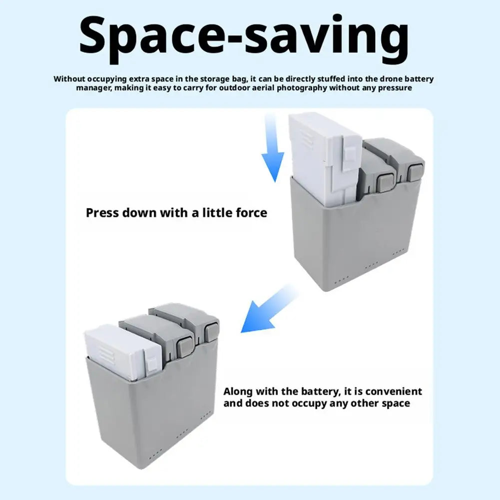 For DJI Mini 5 Pro Battery-shaped Blade Storage Box, Compression-resistant And Drop-proof Propeller Protection Box Peaceful Pleasures Health and Wellness