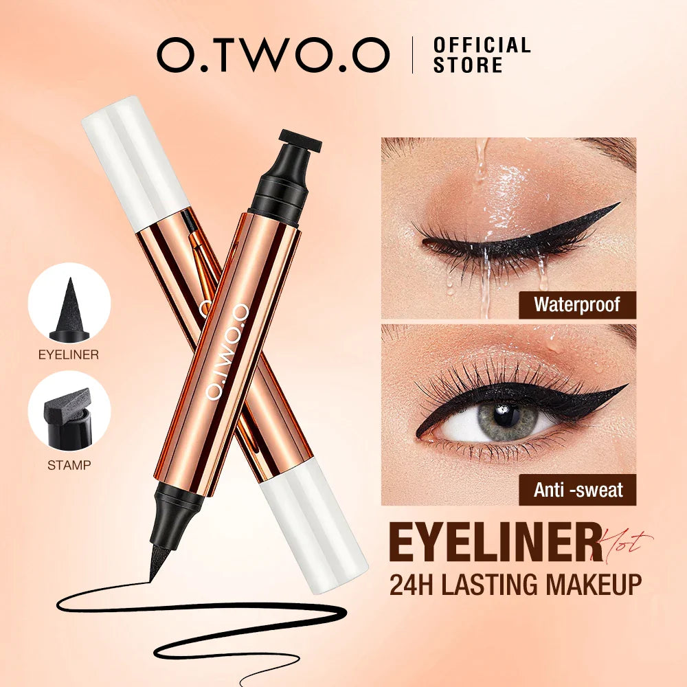 O.TWO.O Dual-Ended Stamp Liquid Eyeliner – Waterproof Cat Eye