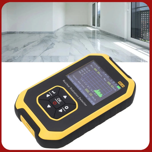 GC-01 Geiger Counter for Nuclear Radiation Detection Personal Dosimeter X-ray Radioactivity Tester Marble Tester Peaceful Pleasures Health and Wellness