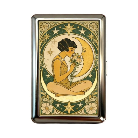 Vintage Metal Card Case | ID, Credit & Business Card Holder Metal Card Case Oasis Select Style 4