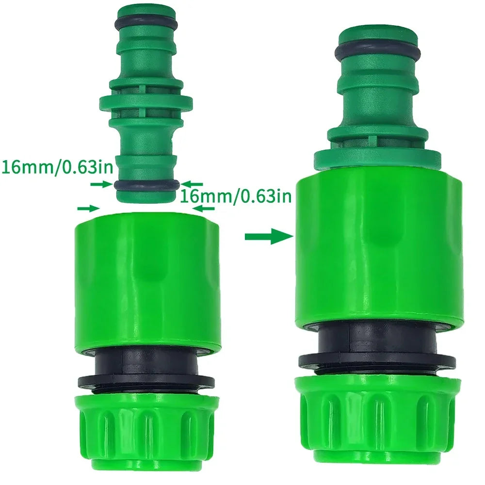 Garden Hose Quick Connector 1/2" Double Male Coupling Adapter