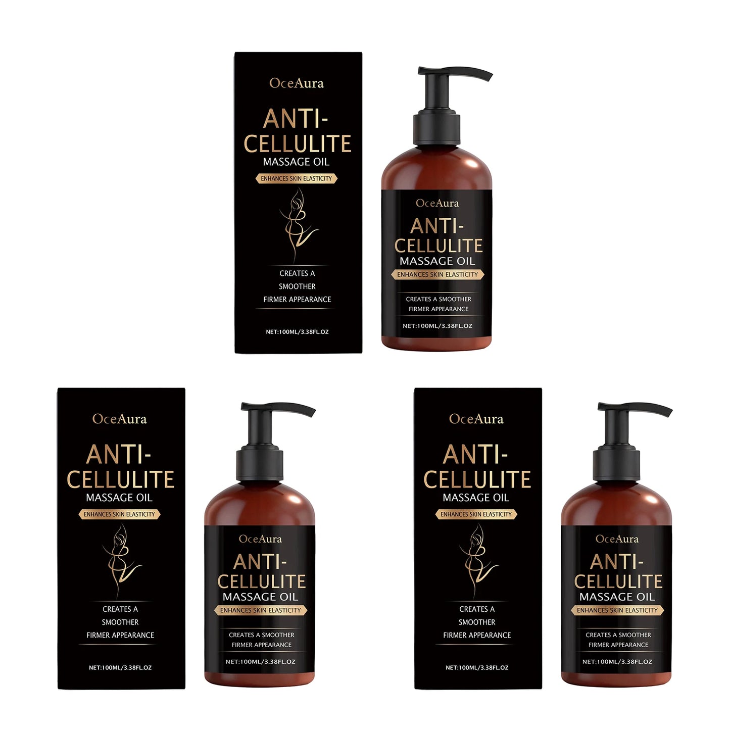 Body Firming Oil Anti Cellulite Improve Sagging Tightening Nourishing Dry Skin Brightening Body Hydrating Massage Essential Oil Peaceful Pleasures Health and Wellness 300ml boxed