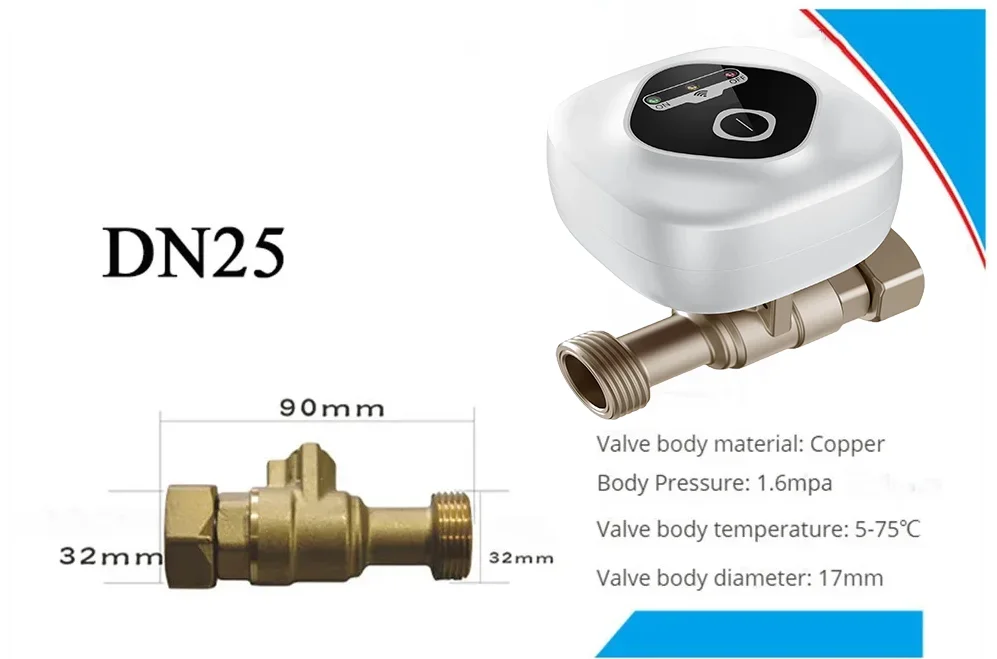WiFi Smart Ball Valve DN15/DN20/DN25 – Alexa & Google Home