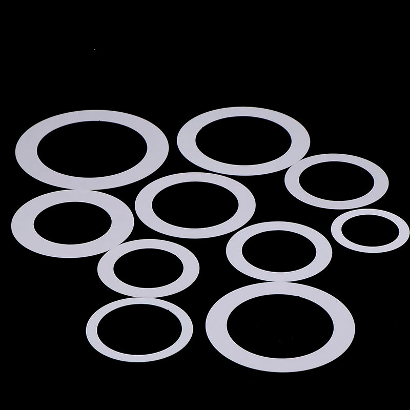 LED Spotlight Downlight O Rings White Lampshade Ring Adapter Concealed Spacers Shims Washer Light Stand Extension Gasket Peaceful Pleasures Health and Wellness