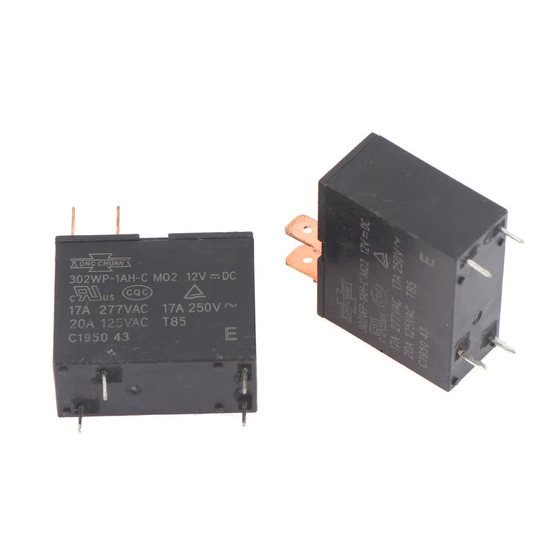 2 PCS 12V Relay 302WP-1AH-C M02 12VDC 4Pins For Microwave Oven Peaceful Pleasures Health and Wellness