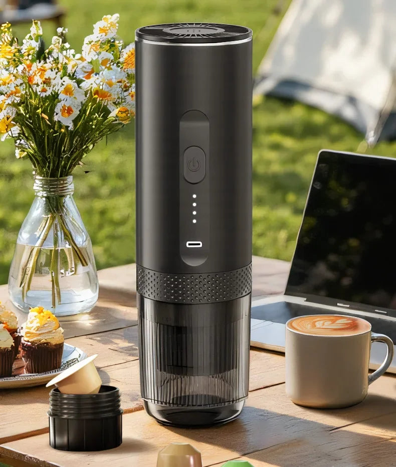 URGGU Portable Wireless Espresso Maker – 2-in-1 Capsule & Powder