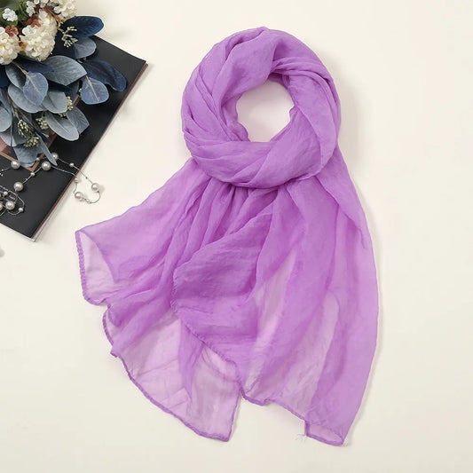 Women's Soft Chiffon Scarf – Lightweight Summer Shawl Wrap Chiffon Scarf Shawl Oasis Select