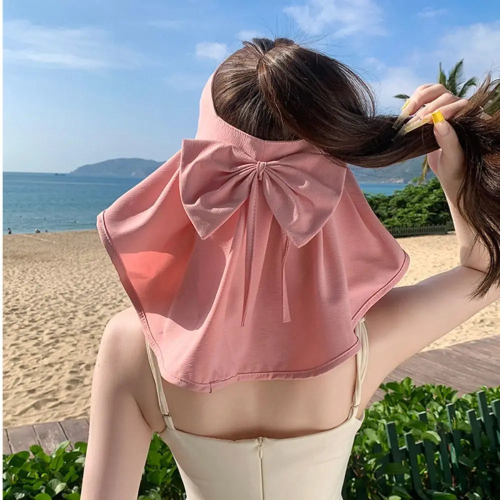 Women's Wide Brim UV Sun Hat – Ponytail & Neck Cover