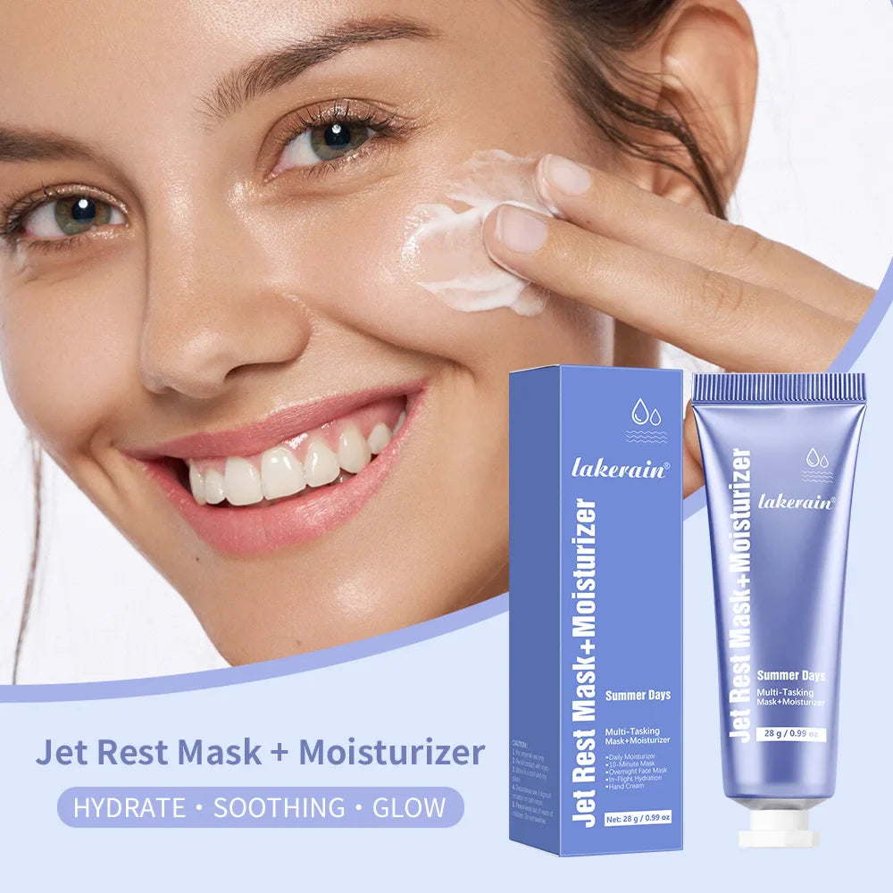 Jet Rest Hydrating Face Mask & Moisturizer | Antioxidant Cream