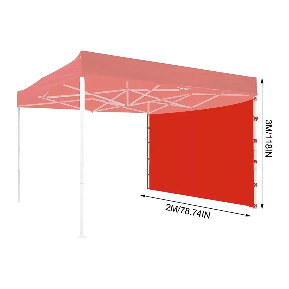 Waterproof Oxford Canopy Sidewall Awning 3M 6M 9M Sunshade