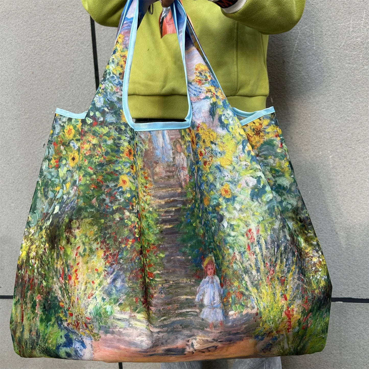 Large Foldable Reusable Nylon Shopping Bag – Travel Tote