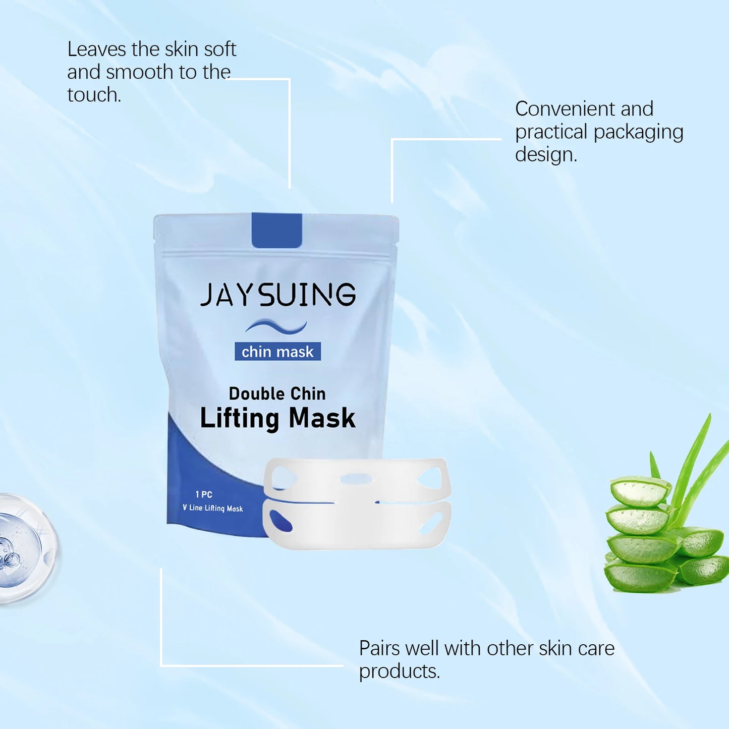 Firming Face Mask Anti Wrinkle Fade Fine Line Eliminate Double Chins Improve Sagging Moisturize Brighten Tightening Facial Mask Peaceful Pleasures Health and Wellness