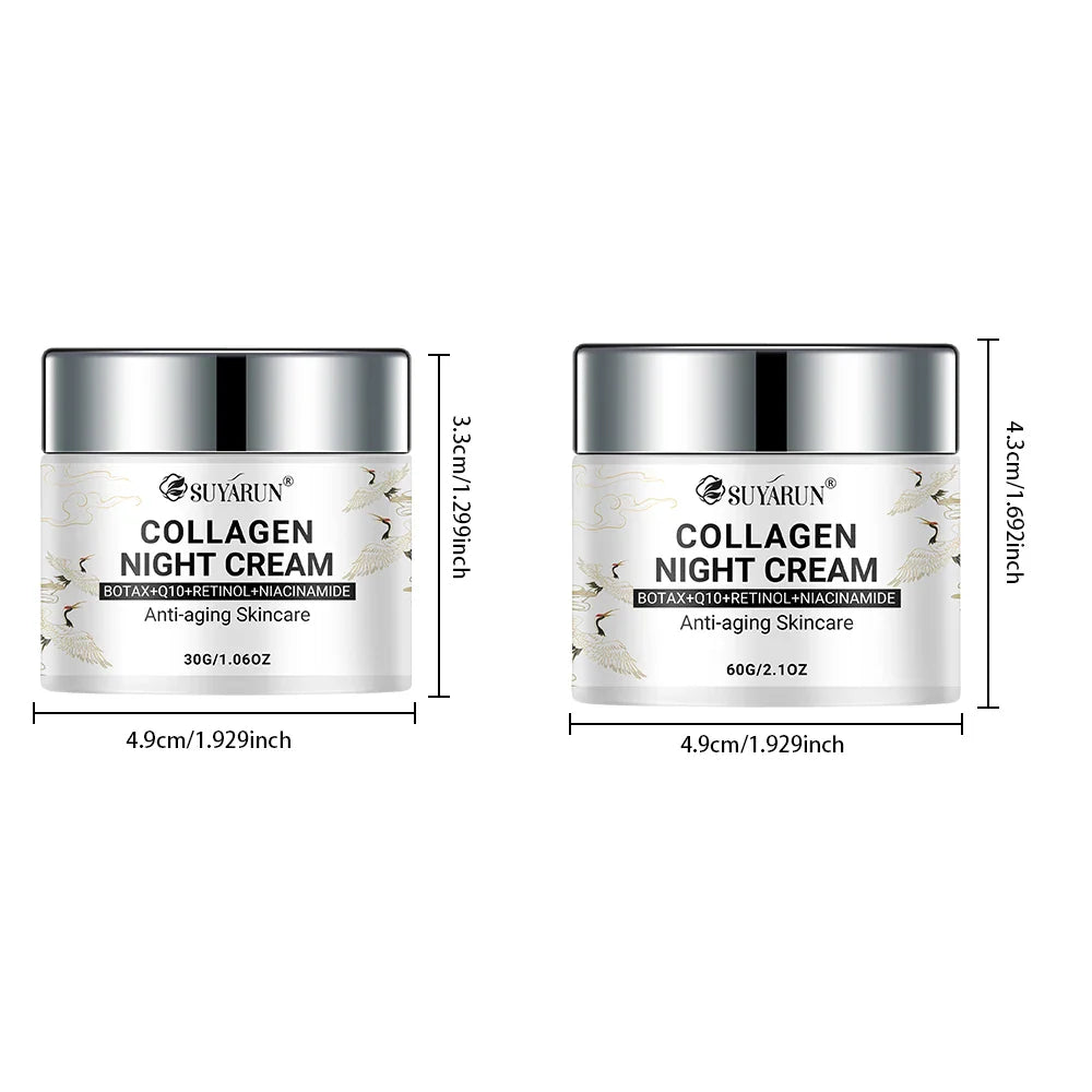 SUYARUN Night Repair Cream – Collagen, Niacinamide & Ginger