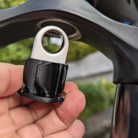 Samsung SmartTag2 Bike Fork Mount – 3D Printed TPU Holder Bike Tracker Mount Oasis Select