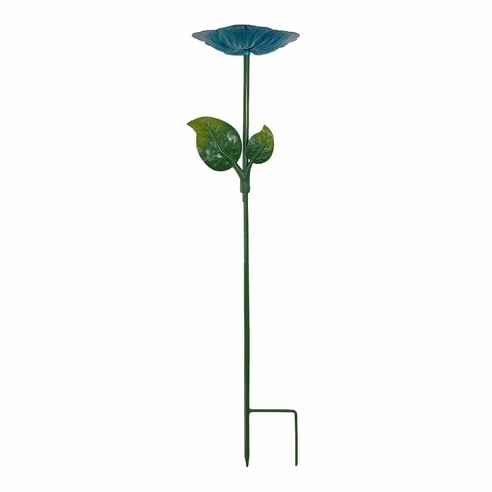 Iron Flower Bird Bath – Large Capacity Garden Dish | Oasis