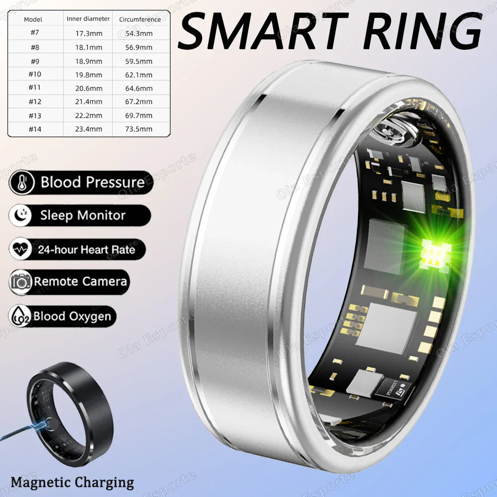 Smart Ring Heart Rate SpO2 Sleep Tracker | 5ATM Waterproof