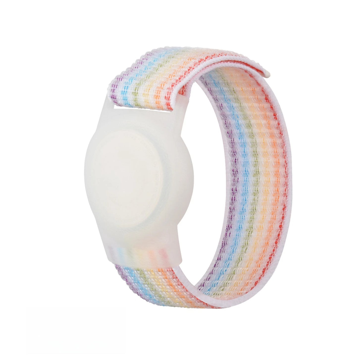 TPU Cartoon Case Nylon Strap Waterproof Adjustable Kids Bracelet Replacement Child Wristband for Apple AirTag Tracker Accessory Peaceful Pleasures Health and Wellness 04