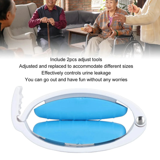 Men's Adjustable Silicone Urinary Control Clamp | Discreet Urinary Control Clamp Peaceful Pleasures Health and Wellness