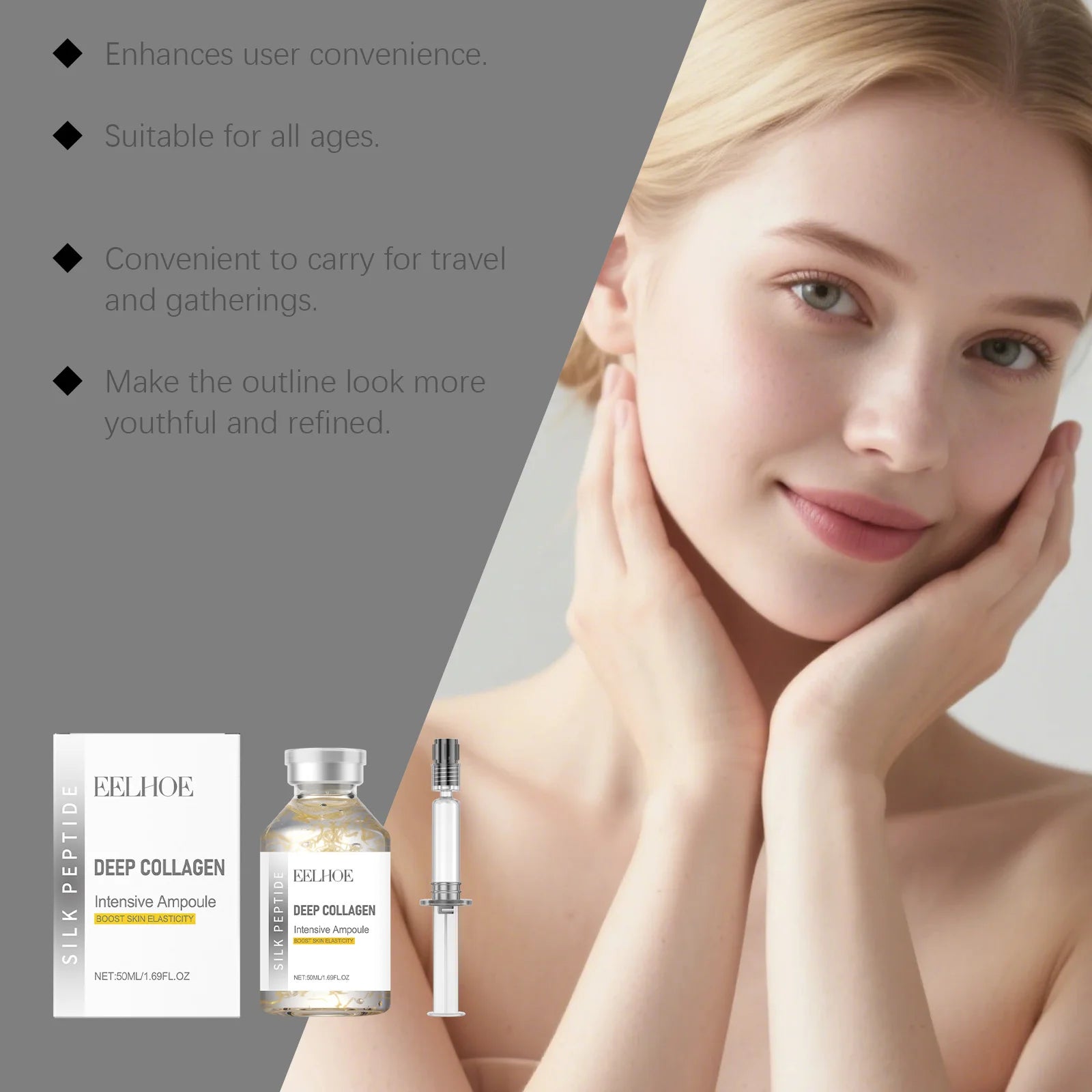 Silk Peptide Lifting Ampoule Serum – Anti-Aging & Firming Peaceful Pleasures Health and Wellness