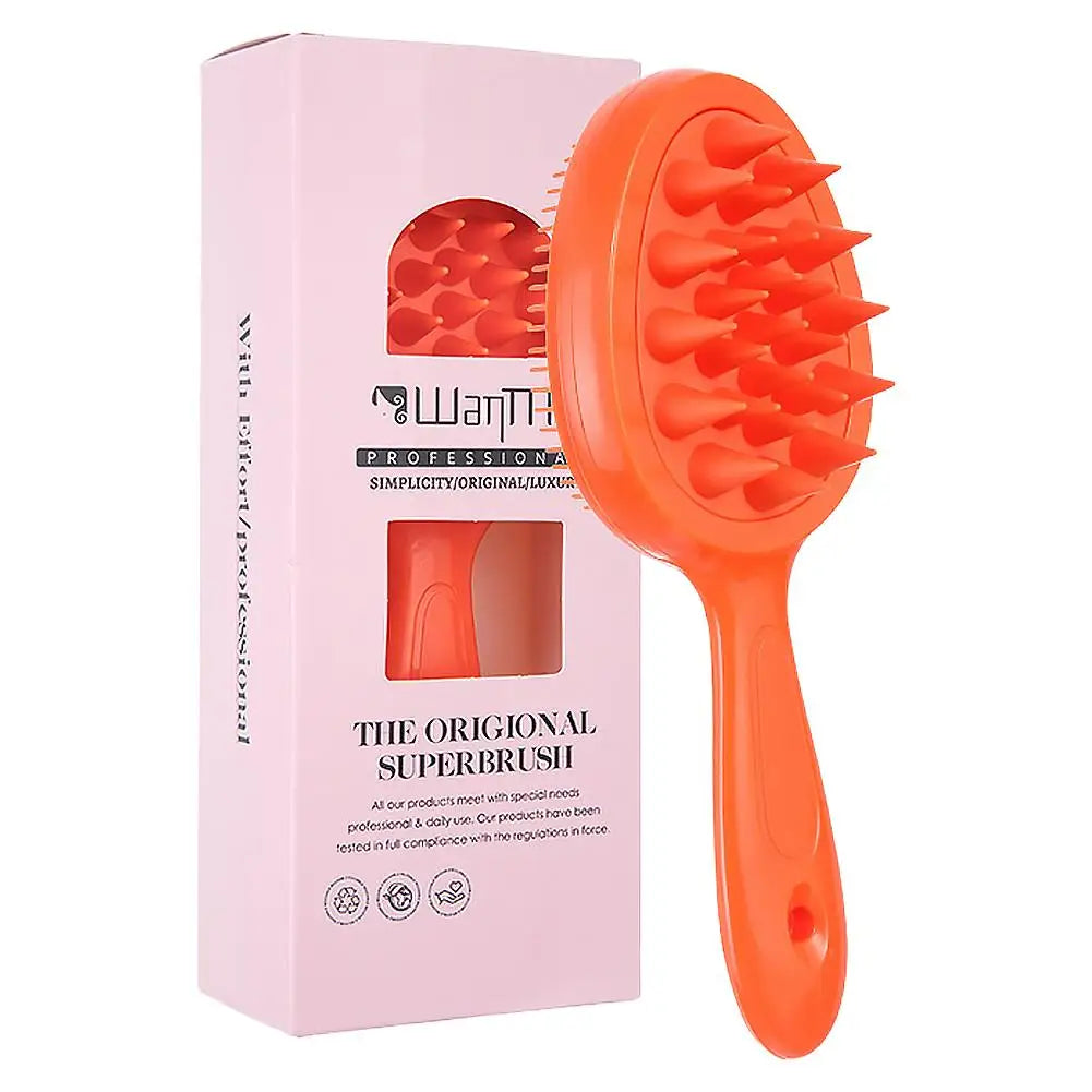 Double-Sided Scalp Massager & Detangling Hair Brush