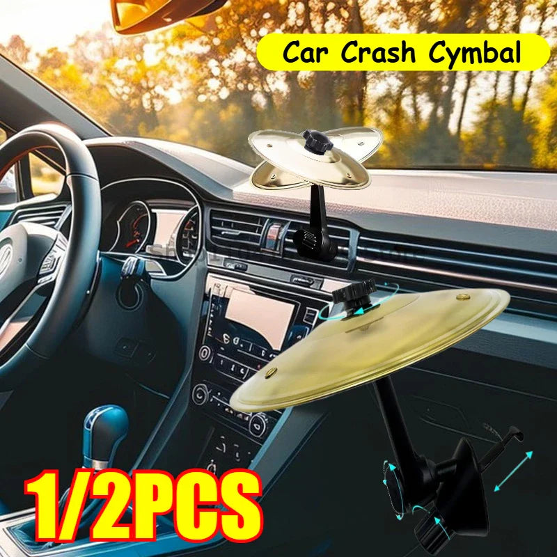 Mini Cymbal Car Vent Decoration | Music-Themed Interior Accessory Car Vent Decoration Oasis Select